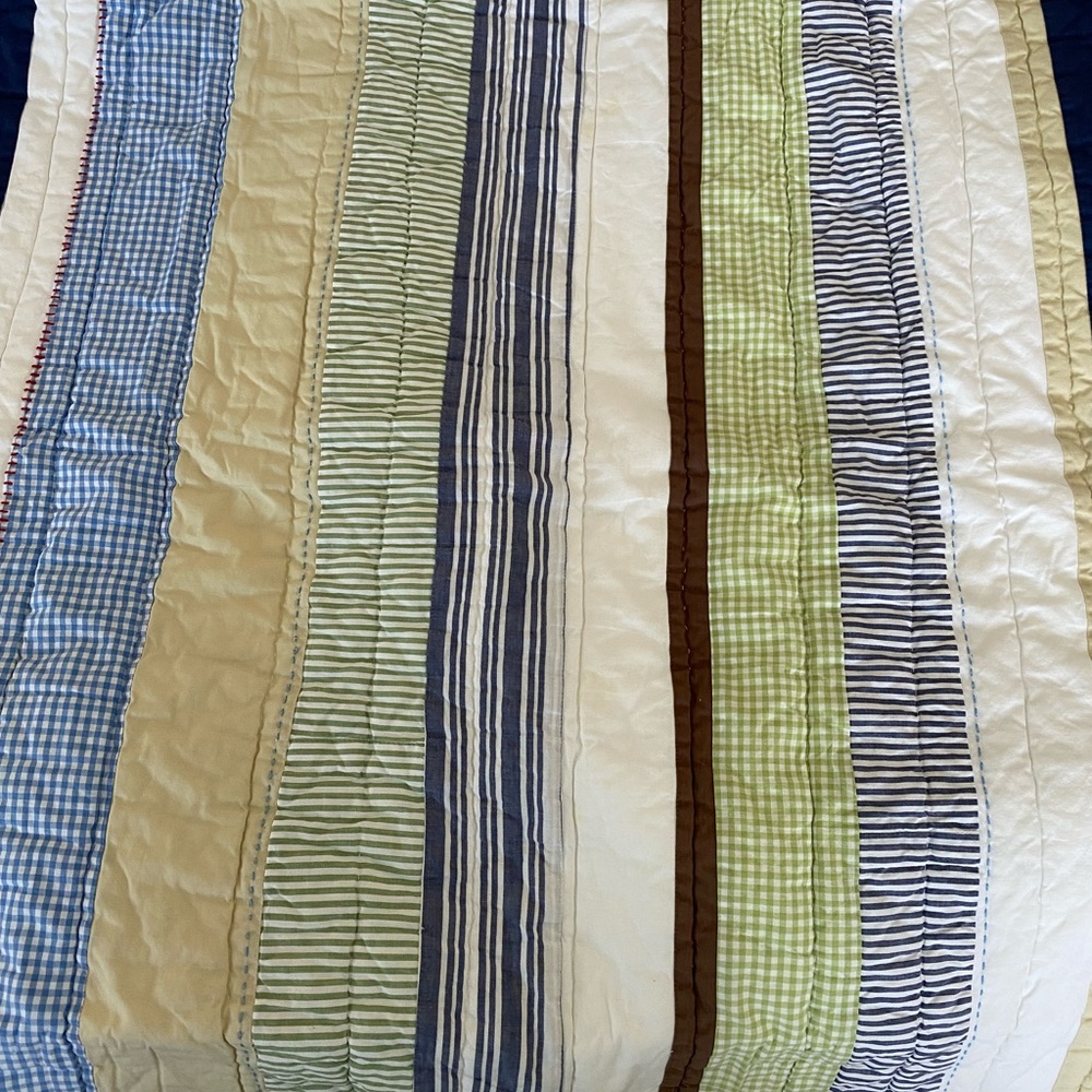 Quilted Multi colored baby Quilt